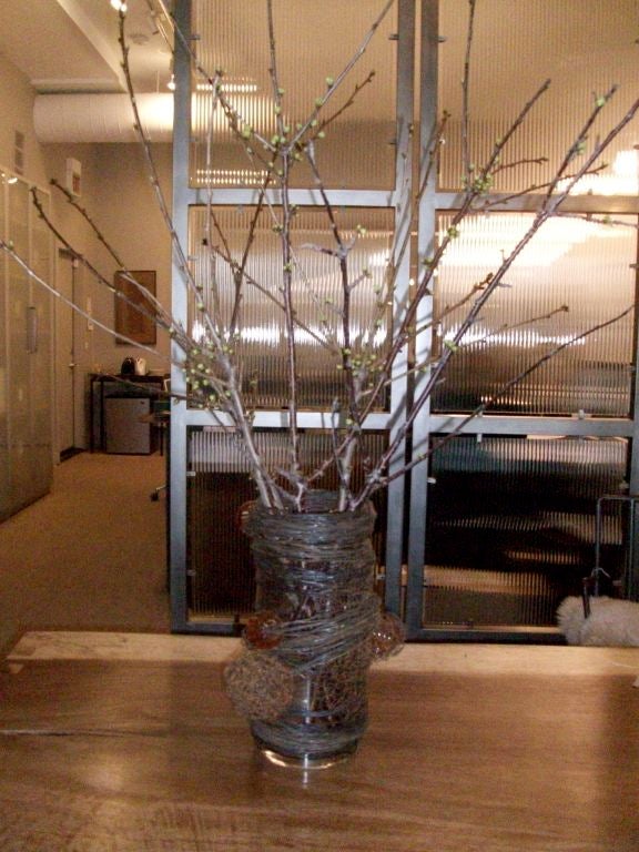 Wire Wrapped Vase by Lucy Slivinski