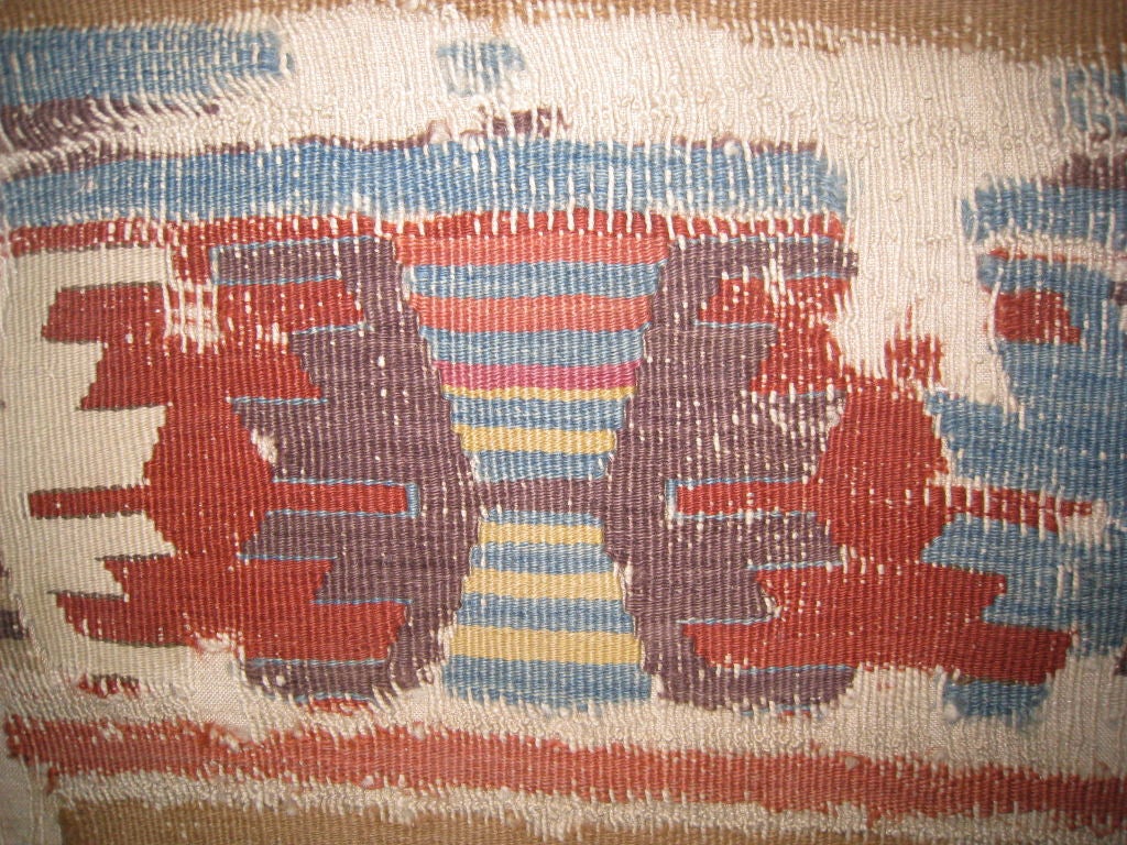 Early 18th Century Mounted Kilim Rug Fragment 1