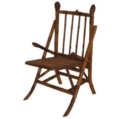 Anfang des 20. Jahrhunderts Englisch Stuhl aus Bambus