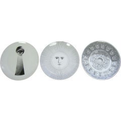 Three First Edition Fornasetti Collecter's Plates