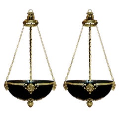 Pair of Italian Empire Chandeliers