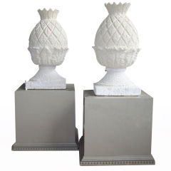Carved Coral Finials
