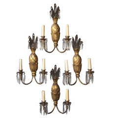 Set of Four Pineapple Sconces