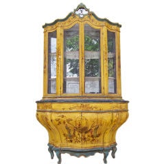 Painted Rococo Cabinet