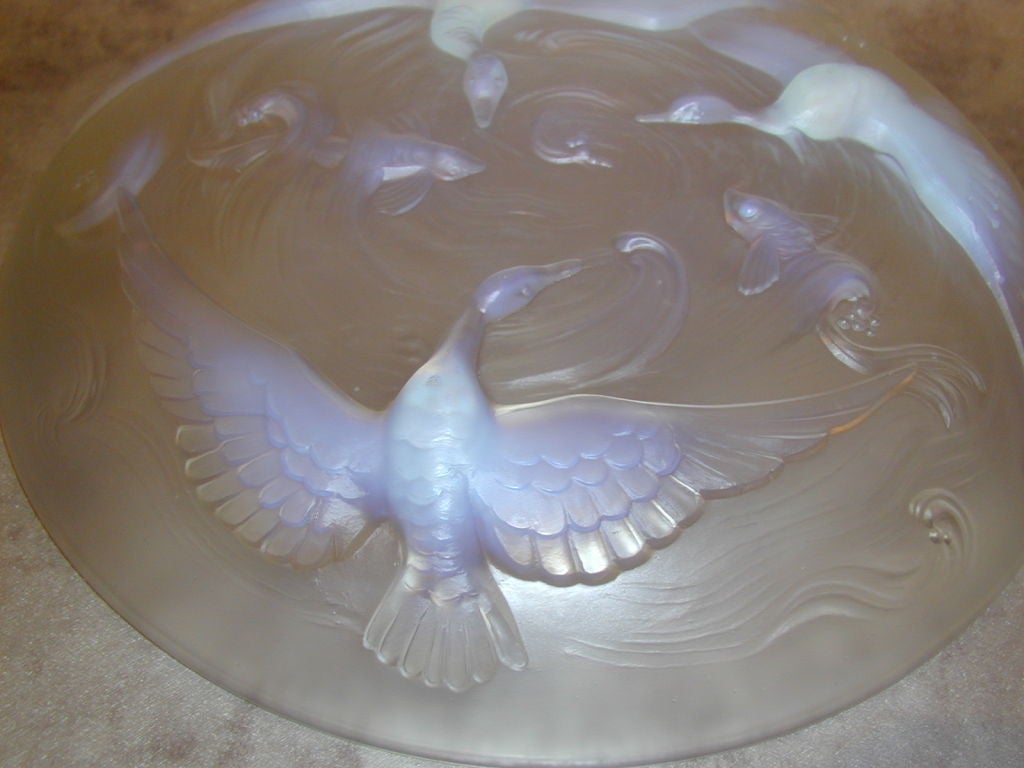 French Verlys France Art Deco Charger
