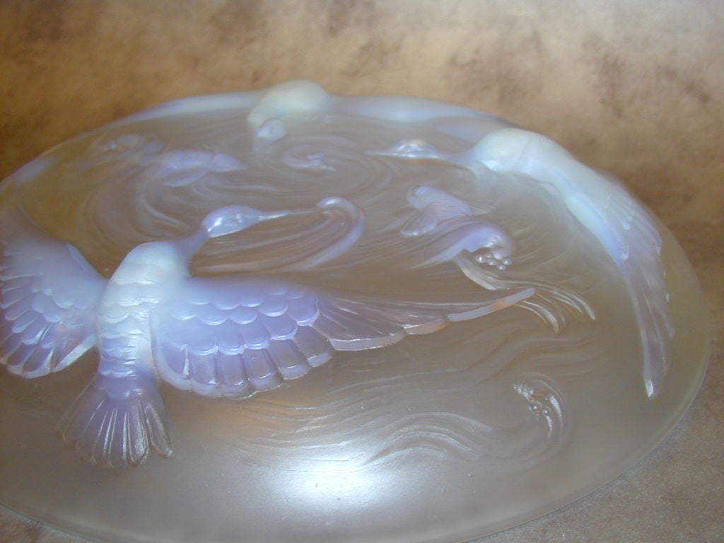 Mid-20th Century Verlys France Art Deco Charger