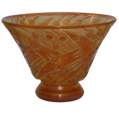 Exceptional Daum Art Deco Vase