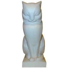 Chat Asis, Sculpteur by Martel for Sevres