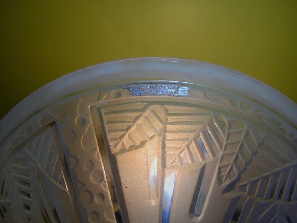 Pair of Muller Freres Lamps