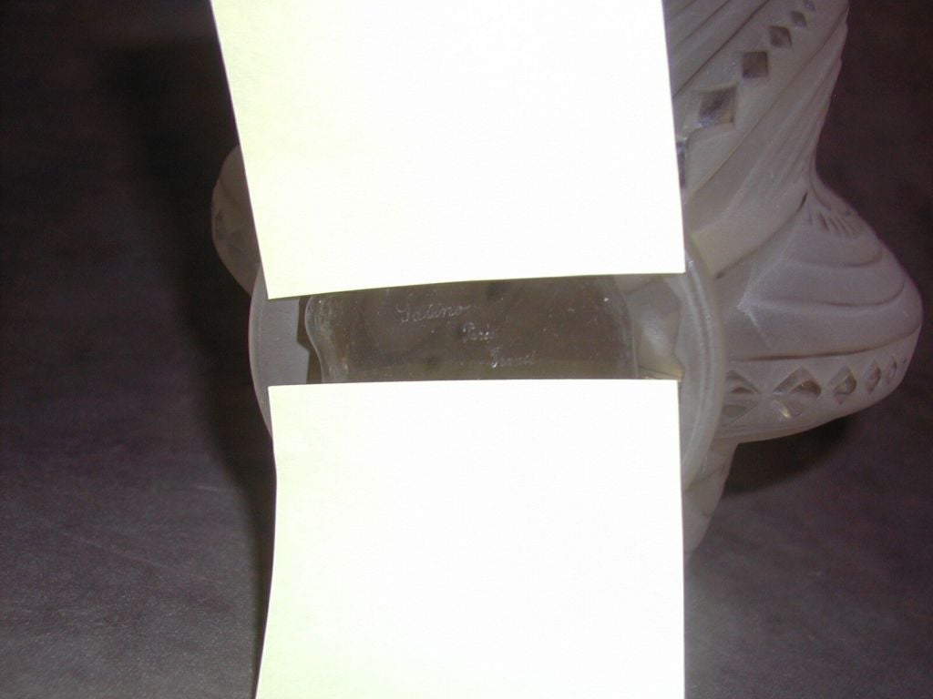 "Pirogues"  Art Deco Vase