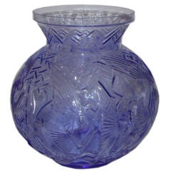 Blue Pisces Vase by D'Avesn
