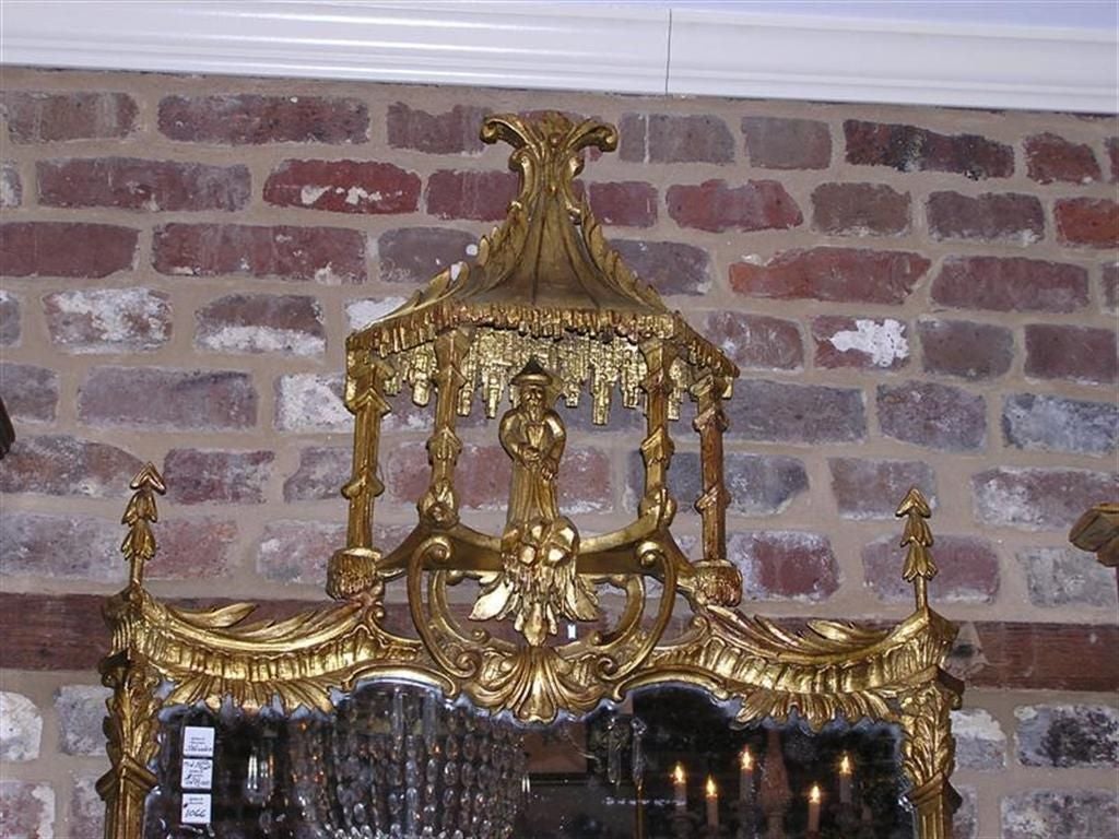 18th Century and Earlier English Gilt  Mirror