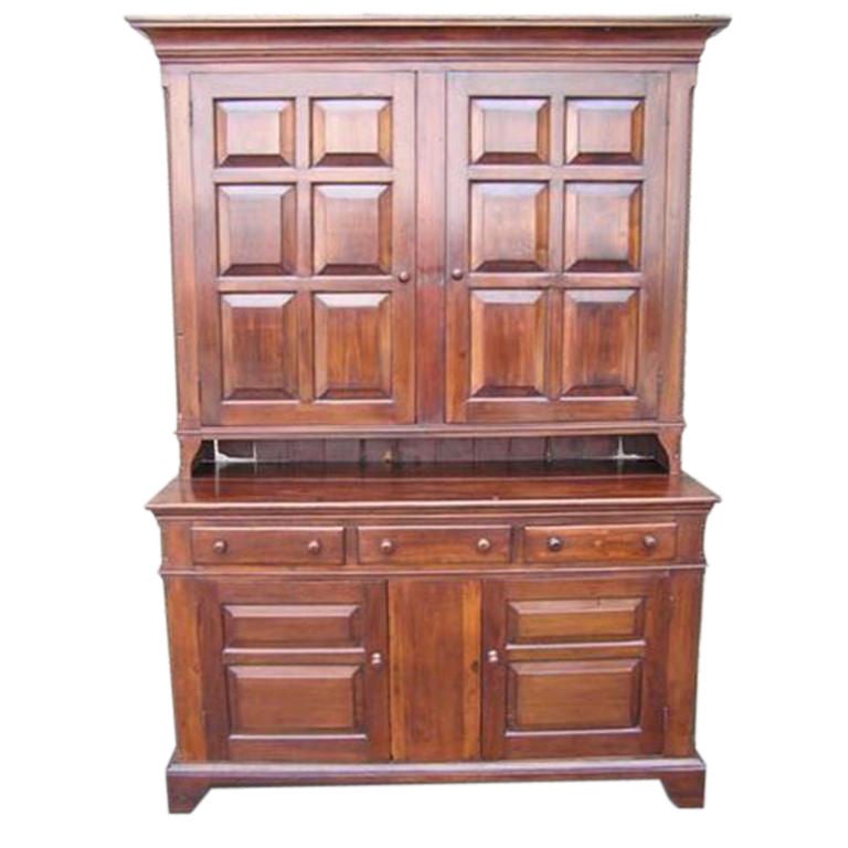 American Step Back Cupboard at 1stDibs