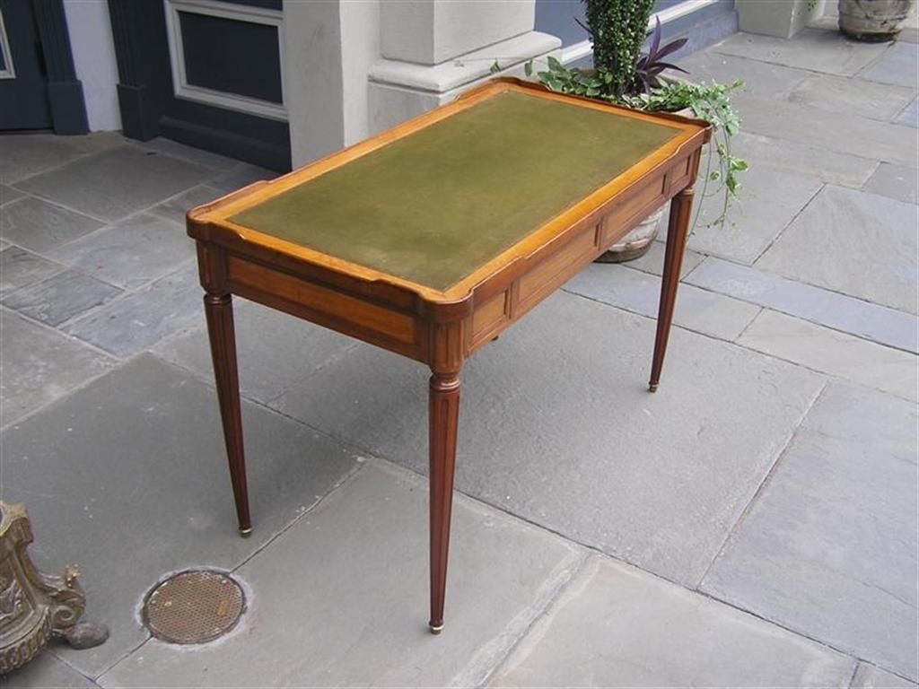 Brass Italian Mahogany Tric Trac Game Table. Circa 1815