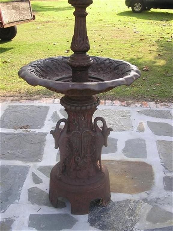 three tiered fountain