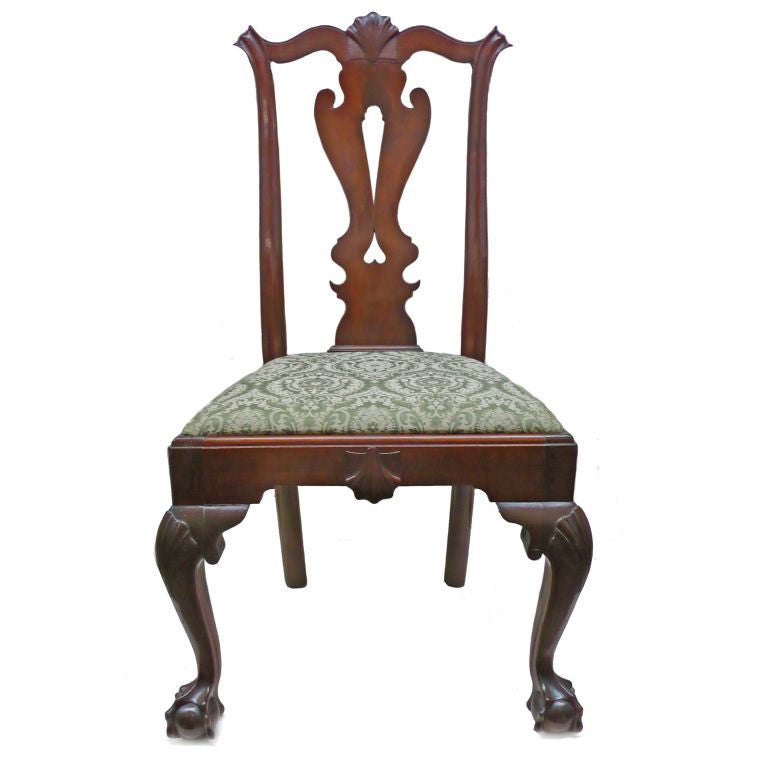Philadelphia Chippendale Red Walnut Side Chair , Circa 1760