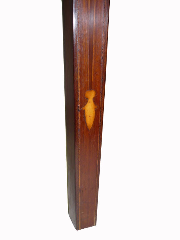 American Inlaid Mahogany Tea Table Circa 1800
