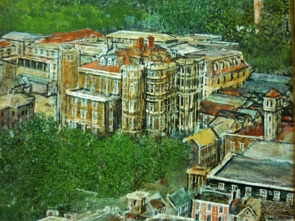 English School Oil on Canvas of Windsor Castle