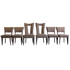 Paul Laszlo Dining Table Chairs for Brown Saltman