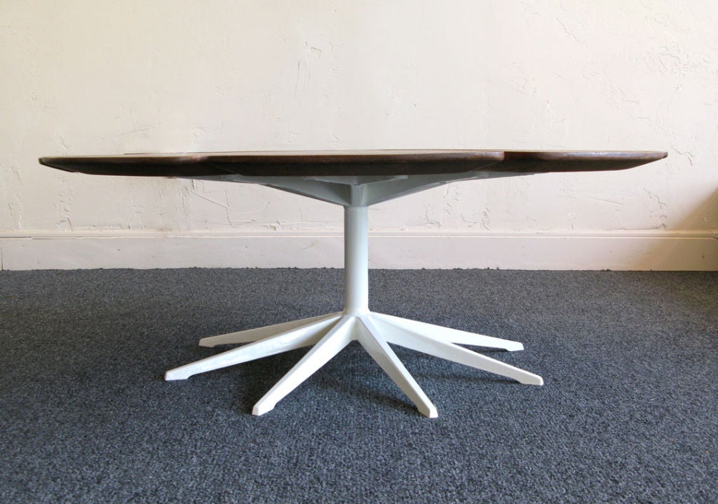 Early custom ordered Richard schultz coffee table in oak.