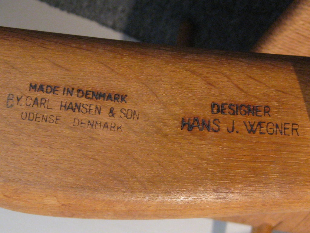 Oak Hans J Wegner CH-22 Lounge Chairs for Carl Hansen & Son