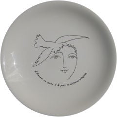 Pablo Picasso and Paul Eluard Plate