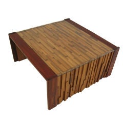 Vintage Butcher Block Coffee Table by L'Atelier