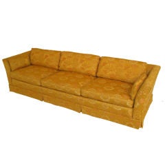 Custom Silk Upholstered Sofa By Marge Carson