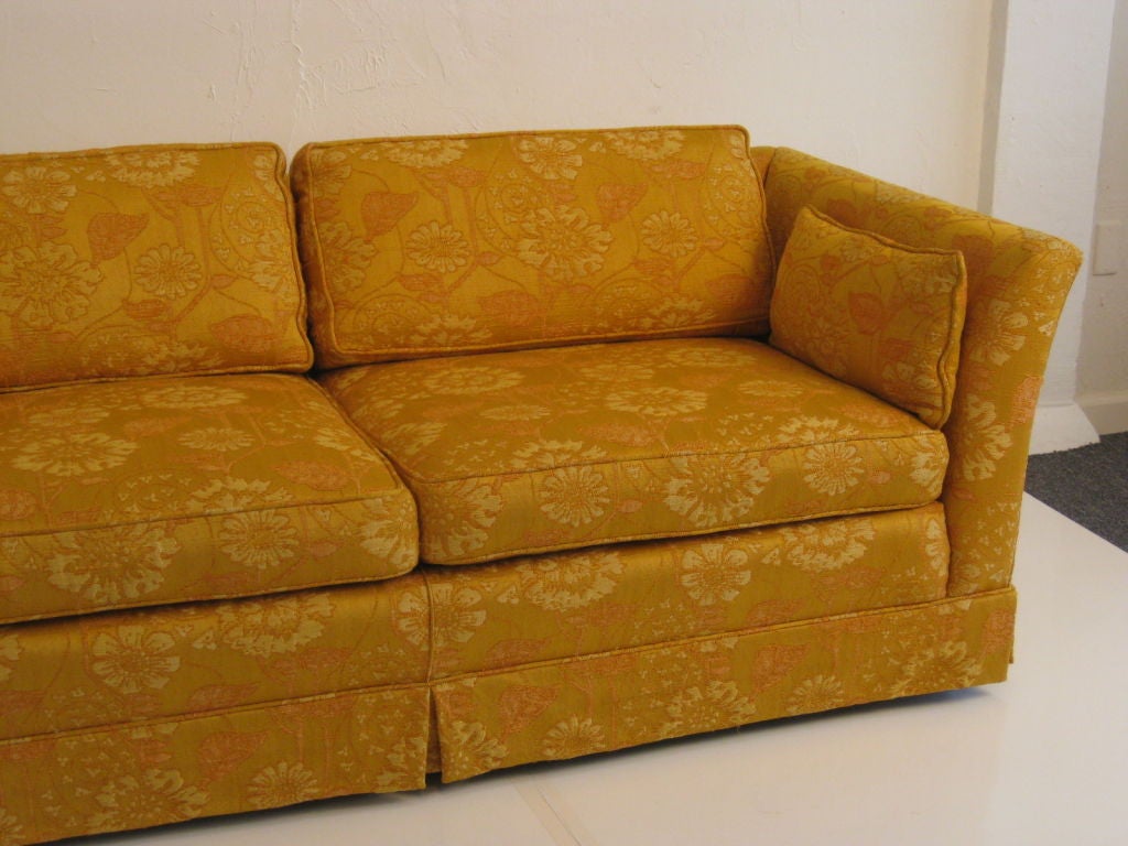 20th Century Custom Silk Upholstered Sofa By Marge Carson