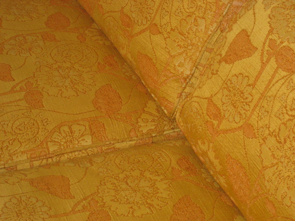 Custom Silk Upholstered Sofa By Marge Carson 3