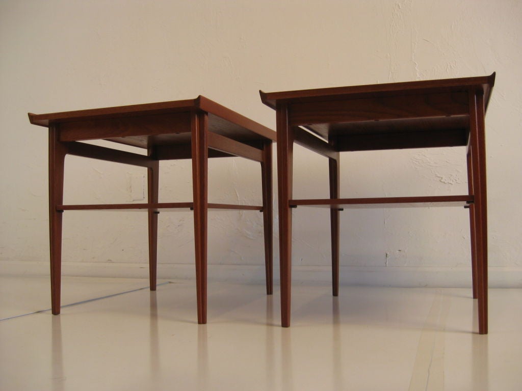 Danish Pair Of 500 Series Occasional Tables by Finn Juhl