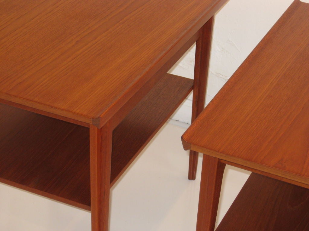 Pair Of 500 Series Occasional Tables by Finn Juhl In Excellent Condition In San Diego, CA