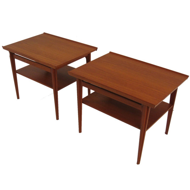 Pair Of 500 Series Occasional Tables by Finn Juhl