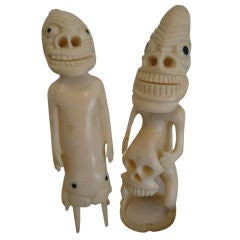 Vintage Group of Five Inuit Carved Tupilak Figurines