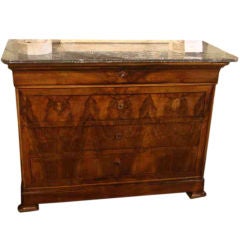 Louis Philippe Commode with Marble