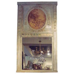 Antique Grande Louis XVI Trumeau - Sepia is a Print