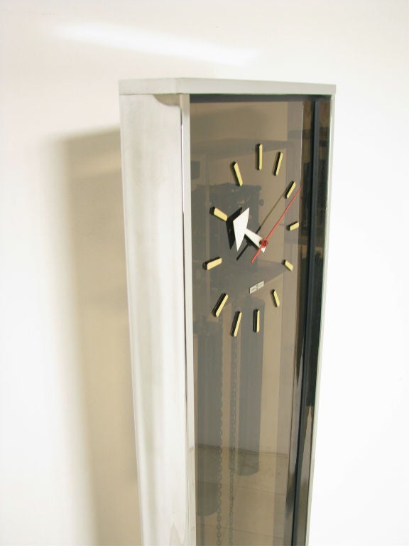 Mid-20th Century Modernist Floor Clock by George Nelson for Howard Miller