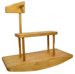 Unusual Modernist Hand Crafted Adult-Size Rocking Horse (cheval à bascule pour adultes)
