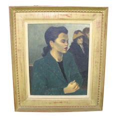 Elegiac Portrait of a Young Woman  circa 1940s