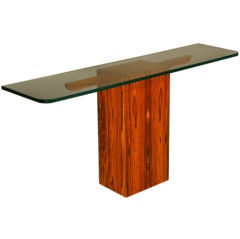 Rosewood console table Pace attribution