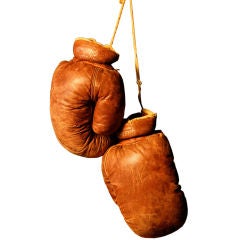 Vintage Leather Boxing Gloves