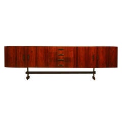 Vintage Rosewood credenza by Jorge Zalszupin for L'Atelier