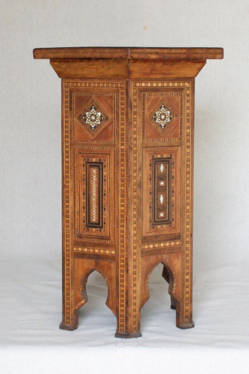 Inlay Moroccan Inlaid Side Table