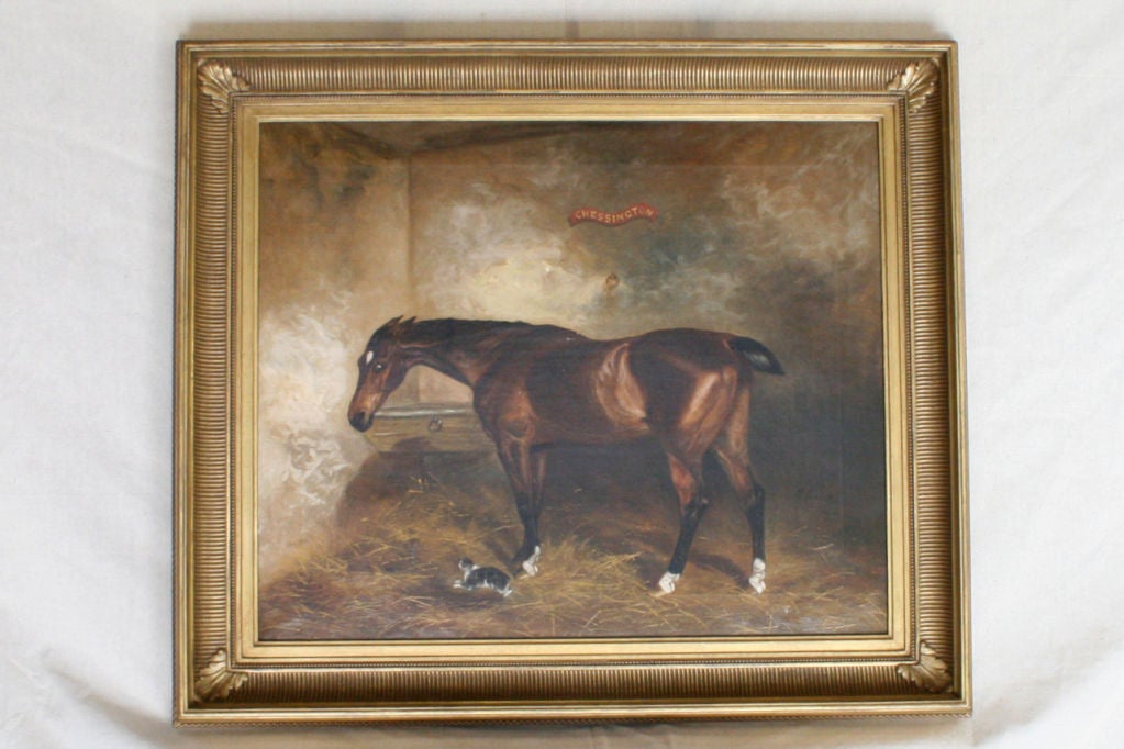 Large Pair of Horse Paintings 5