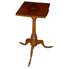 American Chippendale Candlestand with Match Drawer