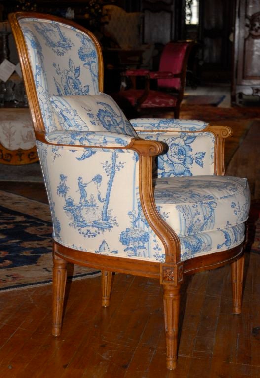 Louis  XVI Duchesse Brisee (Chaise Longue) In Excellent Condition For Sale In Asheville, NC