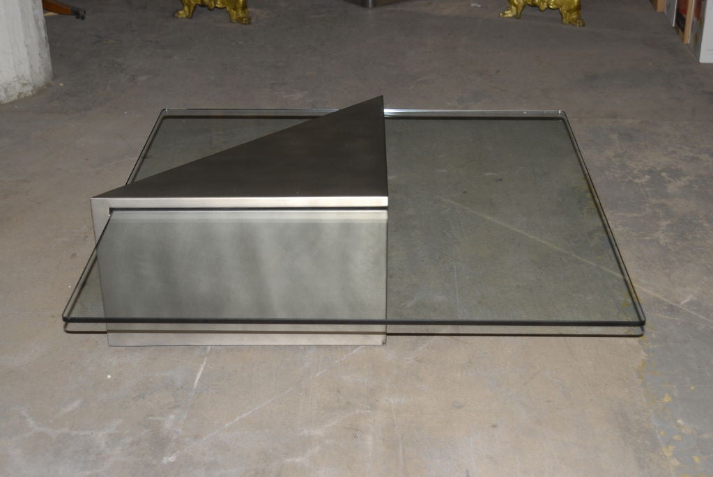 Brueton Triform Coffee Table designed by J. Wade Beam