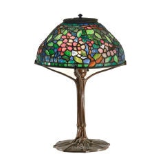 Vintage Tiffany Studios Apple Blossom Table Lamp