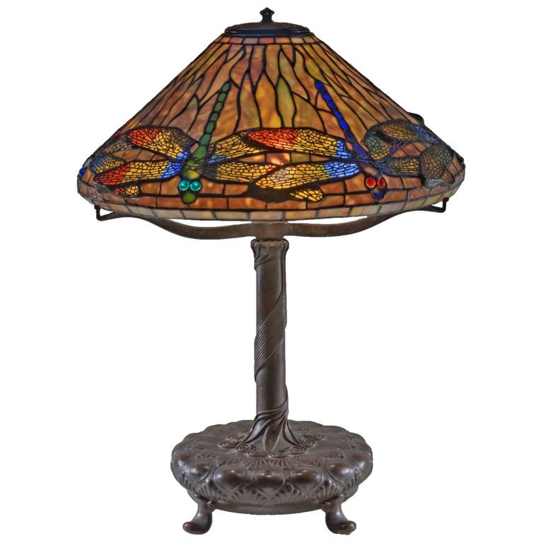 Tiffany Studios "Dragonfly" Table Lamp
