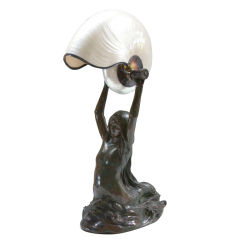 Gudebrod Nautilus Desk Lamp by Tiffany Studios 10